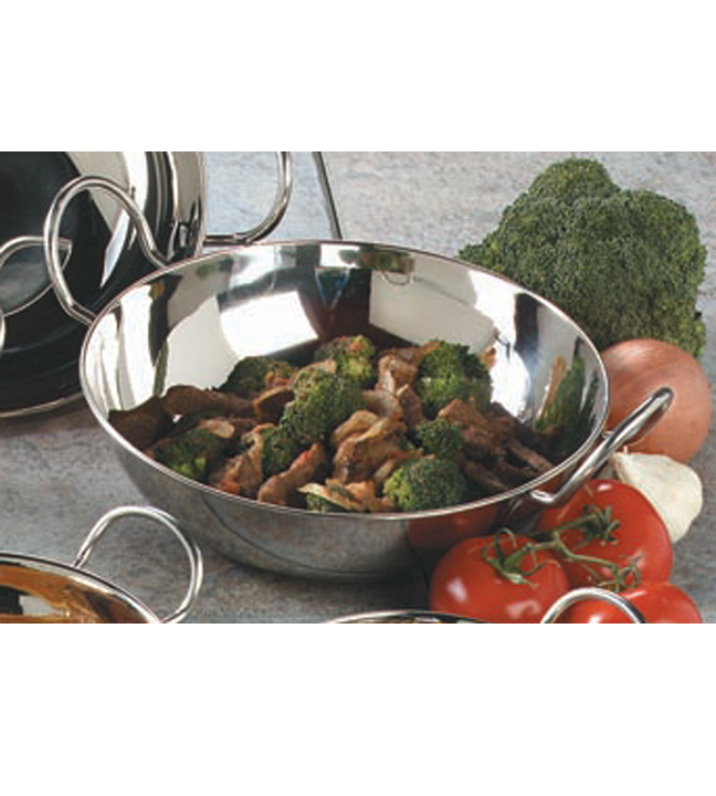 Stainless Steel Handled Display Bowl 10.25" Dia.